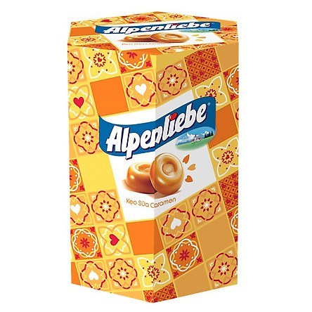 Kẹo Alpenliebe Sữa Caramel 40 Viên Hình Lục Giác