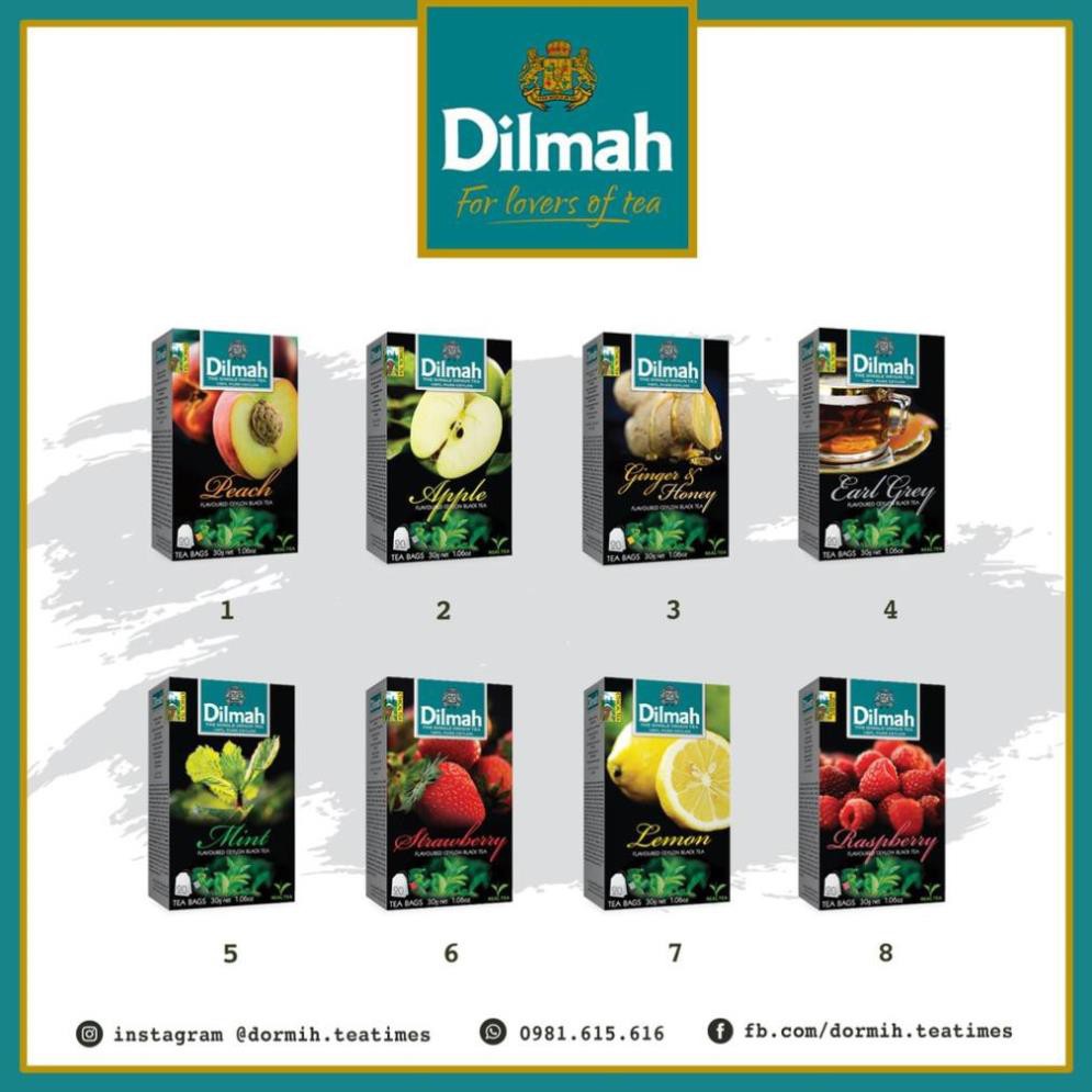 [‼️NEW - Hương Vải] Trà Dilmah Ceylon Black Tea - trà đen hương dâu, đào, bạc hà, táo, chanh, bá tước,...