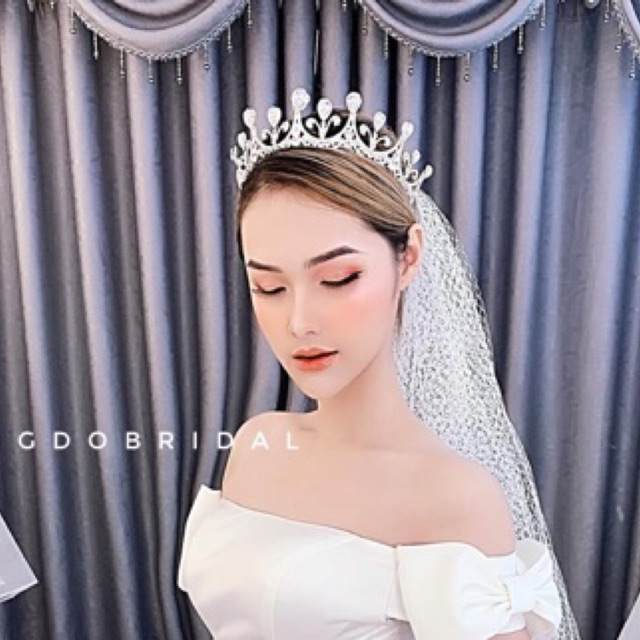 (Video thật) Vương miện cô dâu mẫu mới dễ thương