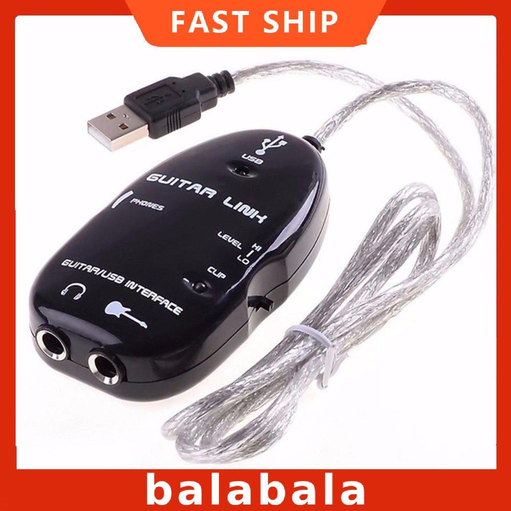 [BL]Guitar Cable Audio USB Link Interface Adapter For Guitarra Players Gift