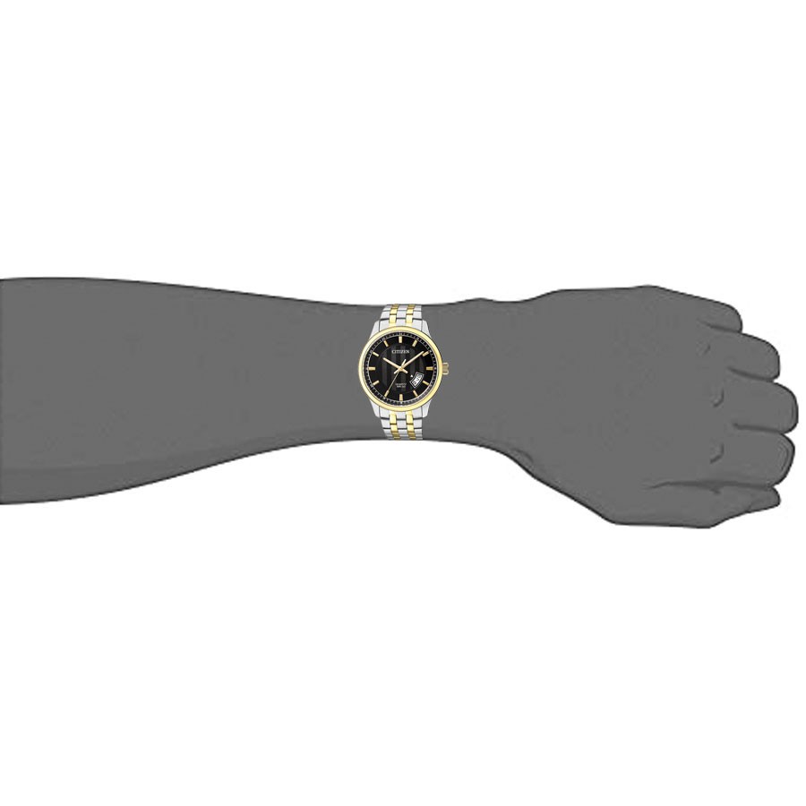 Đồng Hồ Nam Citizen Dây Thép Không Gỉ BI1054-80E - Mặt Đen