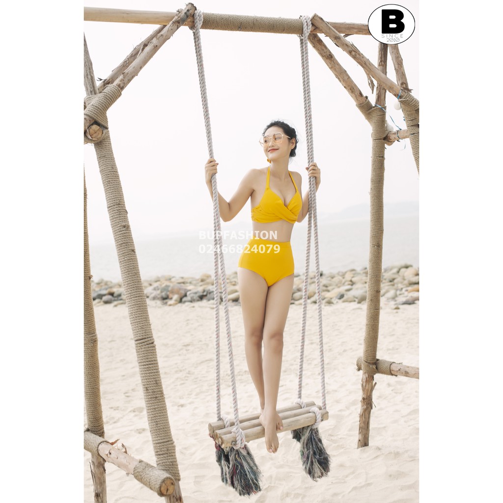 Set Bikini 2 Mảnh BG081 MÀU VÀNG