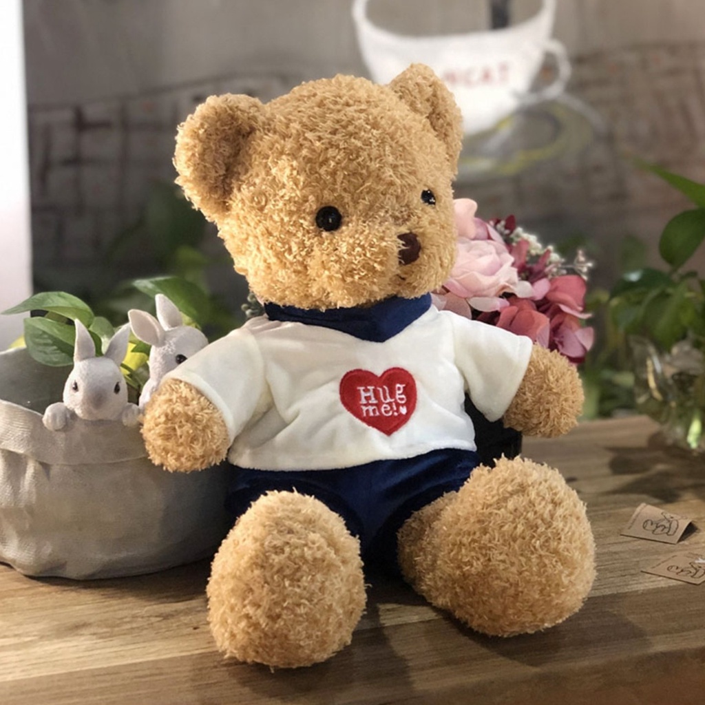 Gấu Bông Teddy Đôi Hug Me - I love You- Teddy Nhồi Bông