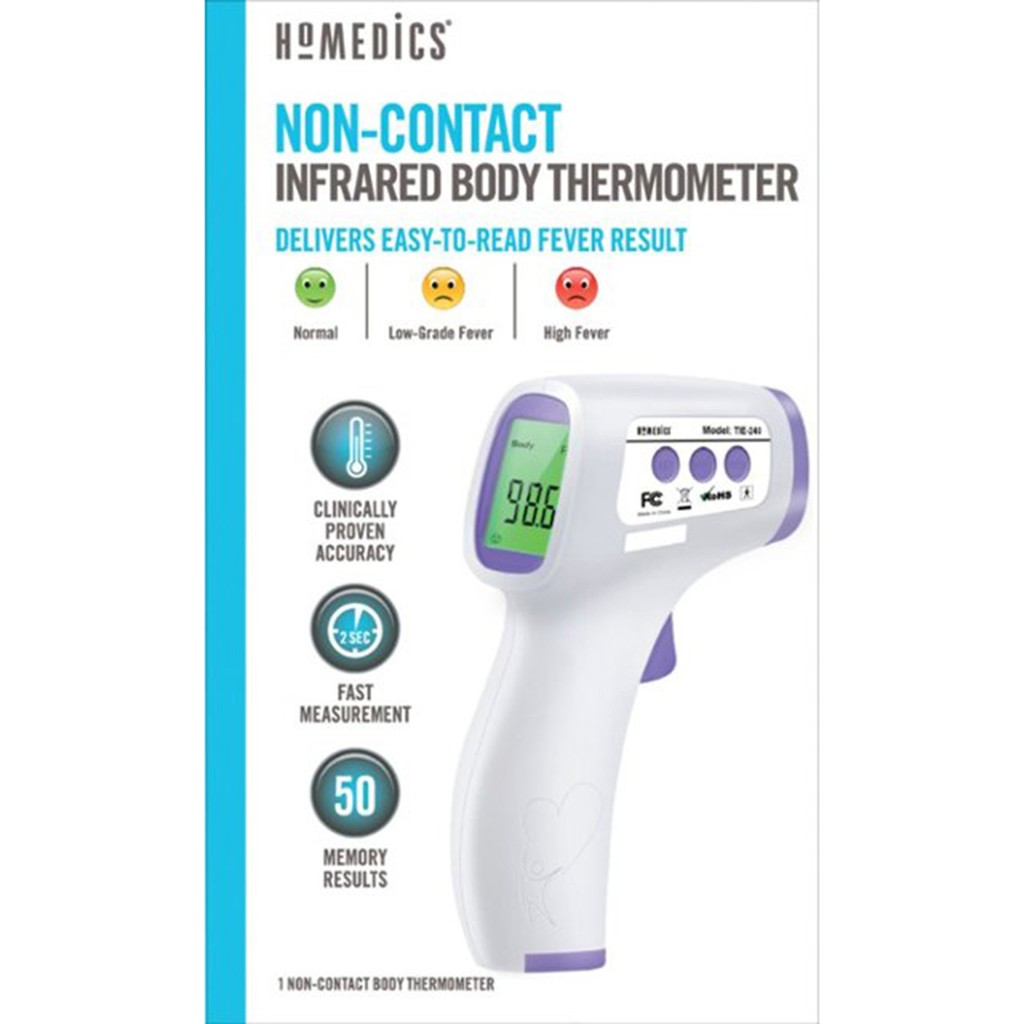 Nhiệt kế điện tử đo không chạm HoMedics TIE-240
