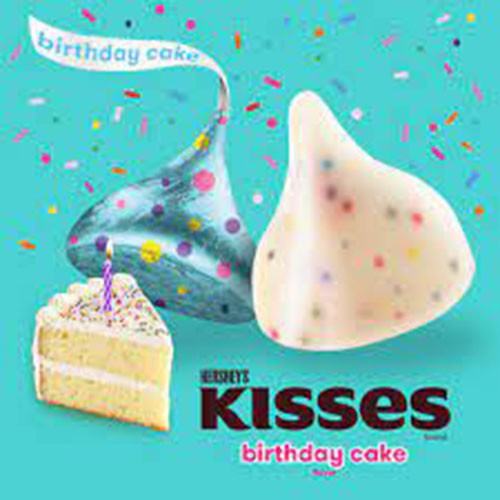 Socola sữa Hershey's Kisses Birthday Cake gói 283gr của Mỹ vị kem sữa tươi, date 08/22