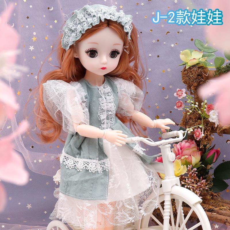 Búp bê barbie 30cm có khớp quà tặng sinh nhật đồ chơi cho bé gái E881