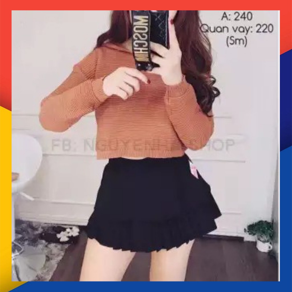 CHÂN VÁY TẦNG XẾP LY CHẤT SIÊU ĐẸP