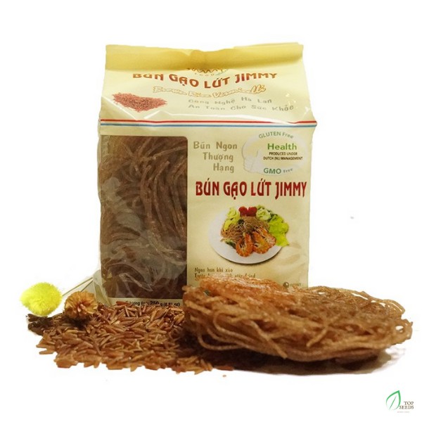 Bún gạo lứt Jimmy túi 250g ăn kiêng, giảm cân, eatclen