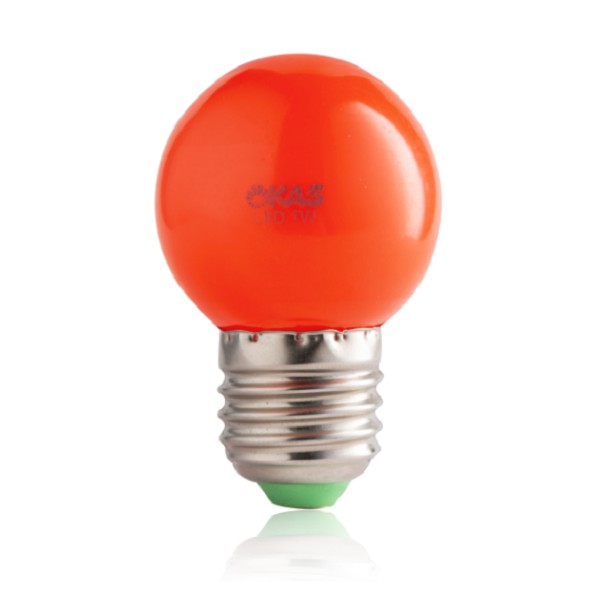 Bóng đèn led 1W ánh sáng trắng đỏ xanh vàng trang trí thương hiệu OKAS