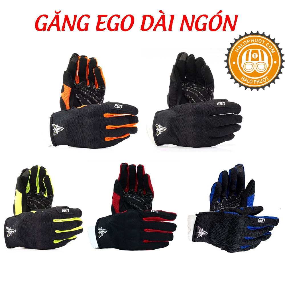 Găng tay xe máy dài ngón EGO (4 màu)
