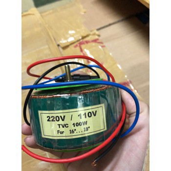 Biến Áp Xuyến 220VAC-110VAC Hoàn Cầu 100W ( Dây Đồng 100% )