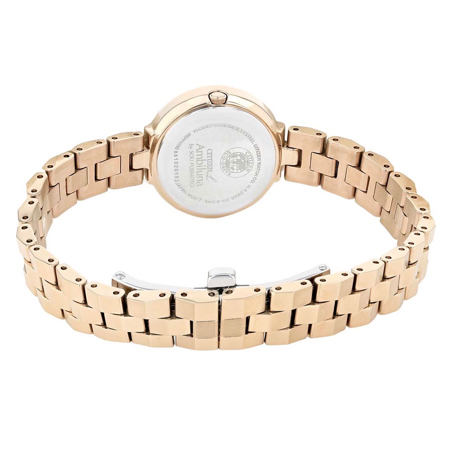 Đồng Hồ Nữ Citizen Dây Thép Không Gỉ EW5503-59W - Mặt Vàng Hồng (Sapphire)
