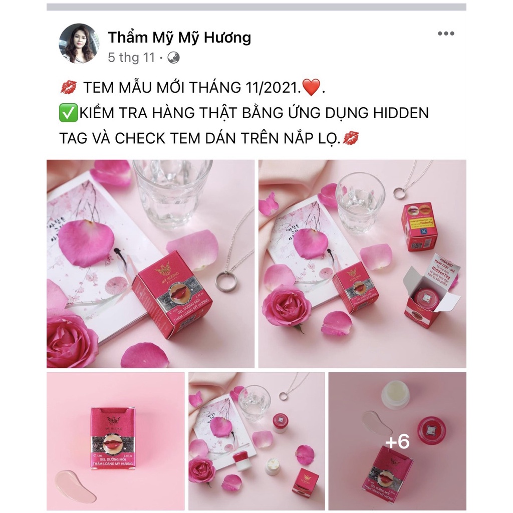 Dưỡng môi mỹ hương sau phun xăm chính hãng