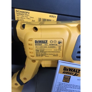 MÁY KHOAN BÊ TÔNG DEWALT DCH263