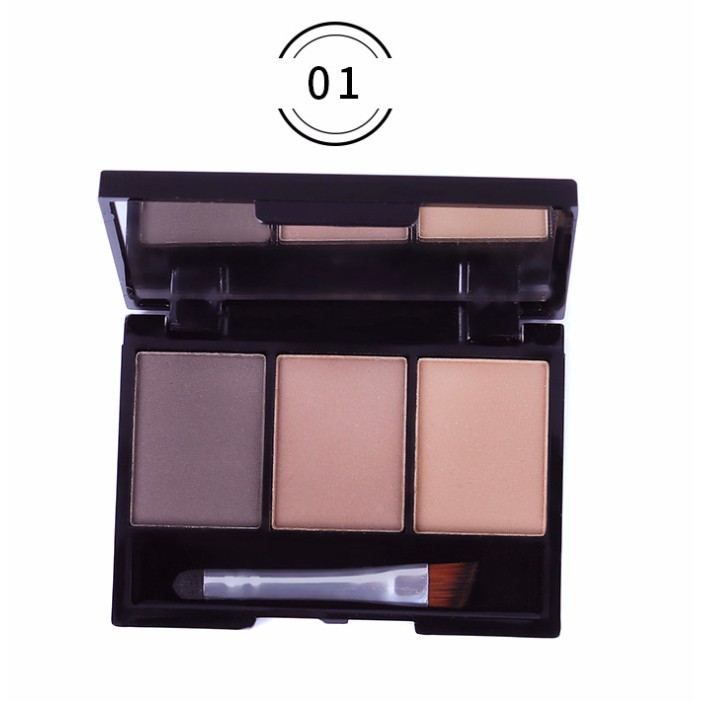 Phấn kẻ chân mày 3 ô chính hãng Lameila | BigBuy360 - bigbuy360.vn