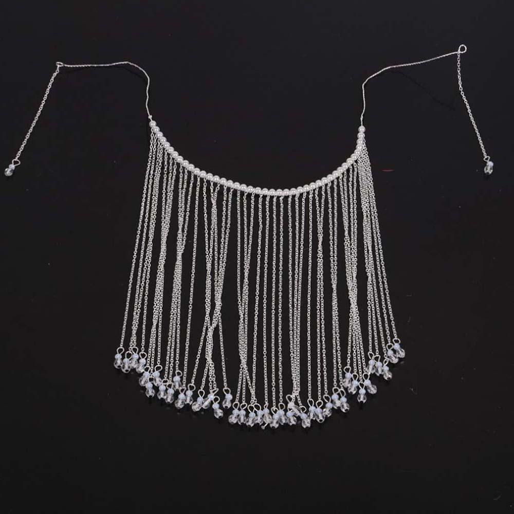 Phụ Kiện Cài Tóc Dạng Chuỗi Hạt Bằng Hợp Kim Phong Cách Hanfu Thanh Lịch Cho Nữ