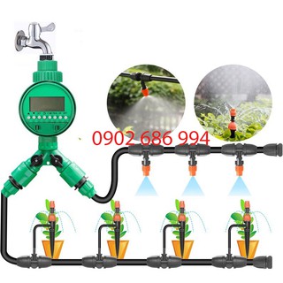 Tưới Tự Động - Tưới Phun Sương Kết Hợp Nhỏ Giọt