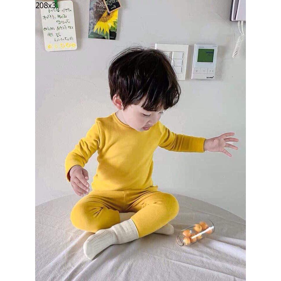 [Cao Cấp ] Bộ Body Dài Tay Cạp Cao - body chổng mông mềm mịn Minkymom