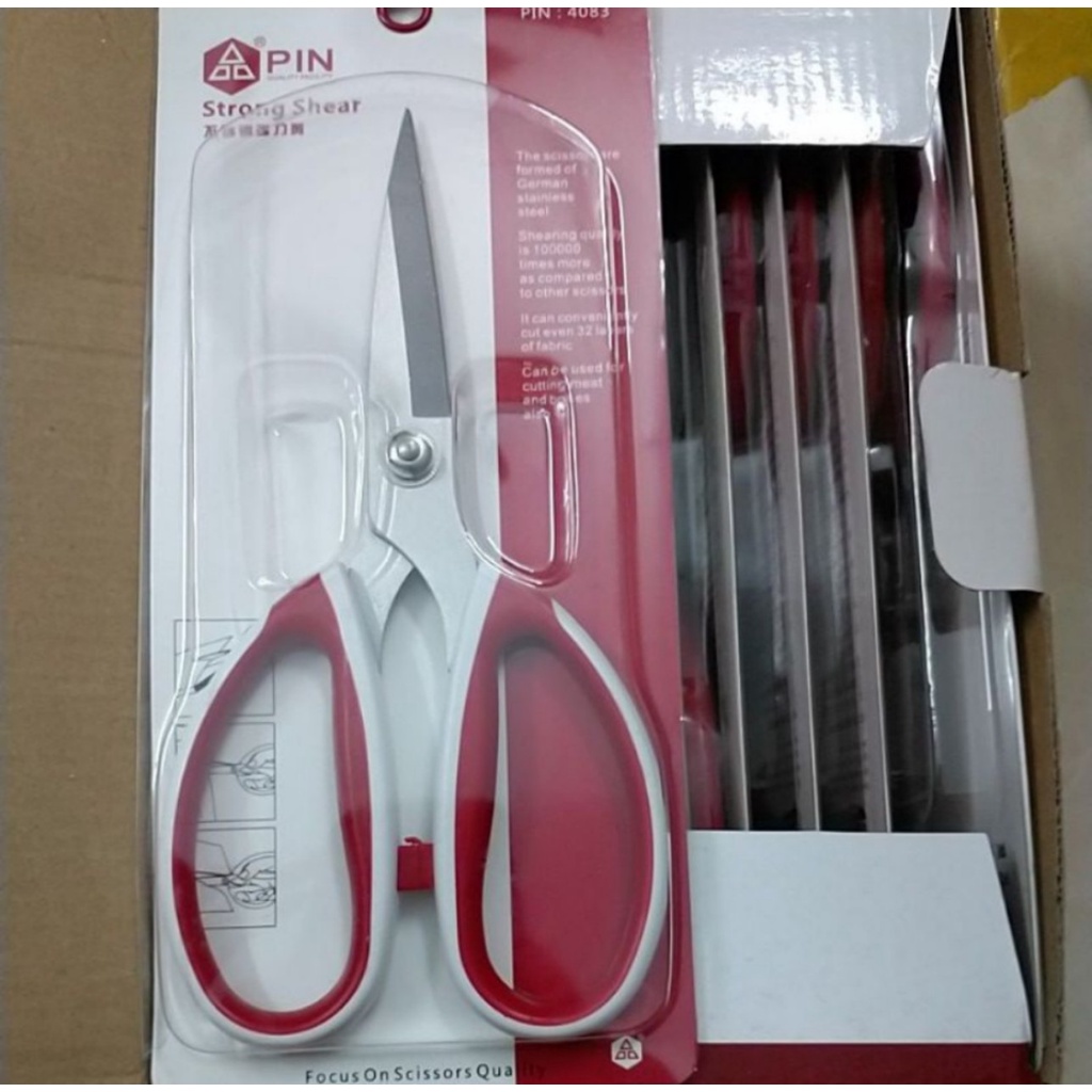 Kéo bổ túi PIN 4093, Kéo đa năng, kéo nhà bếp