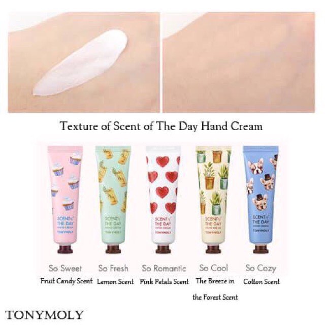 Kem Dưỡng Da Tay Tonymoly Scent Of The Day Hand Cream 30ml