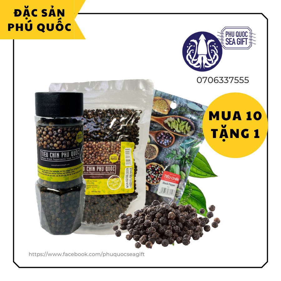 Tiêu đen hạt  - Black pepper - ĐẶC SẢN PHÚ QUỐC💥