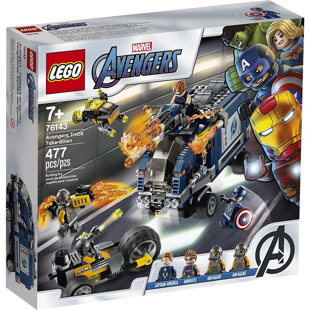 Đồ chơi LEGO Marvel Avengers Truck Take-Down 76143