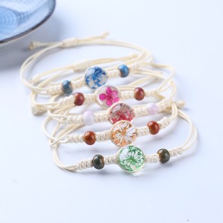 VÒNG TAY HOA KHÔ VĨNH CỬU DÂY RÚT