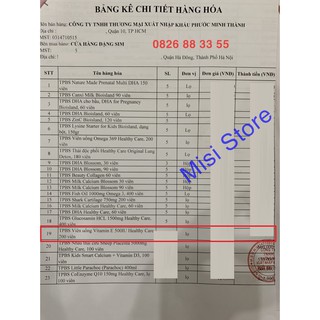 Vitamin E - Healthycare Úc, đủ bill Chemist
