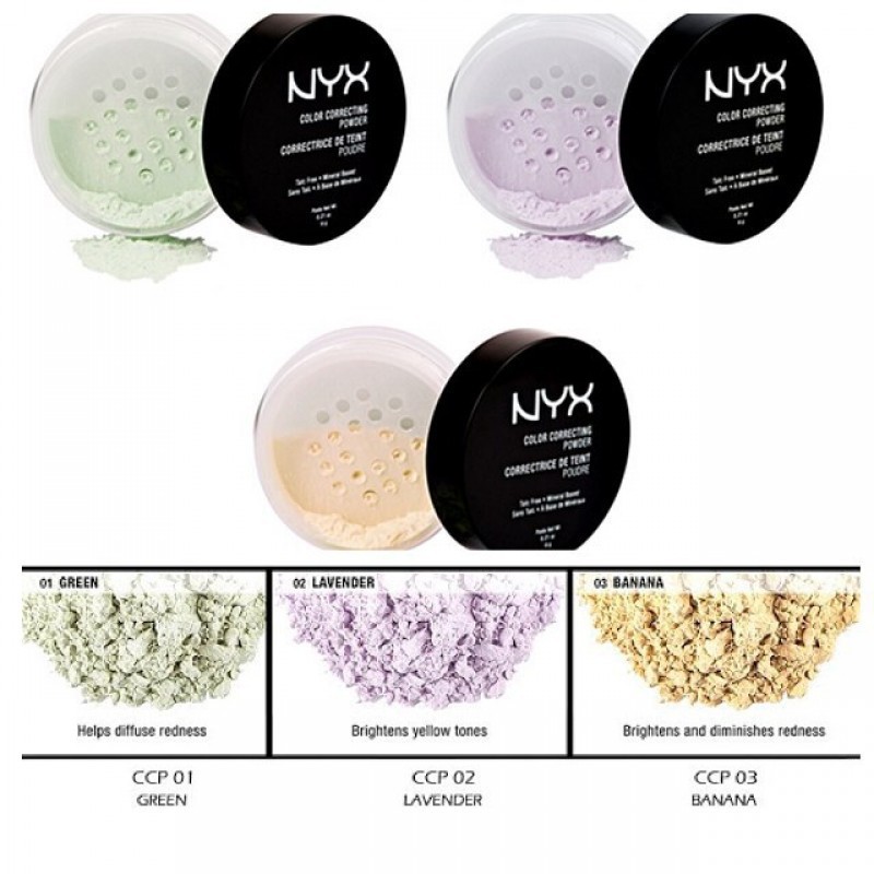 NYX Phấn Phủ Hiệu Chỉnh Màu Da Nyx COLOR CORRECTING POWDER