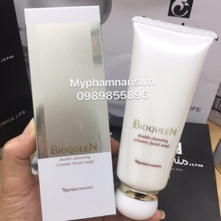 Sữa rửa mặt tẩy trang Naris BioQueen Double Cleansing 100g