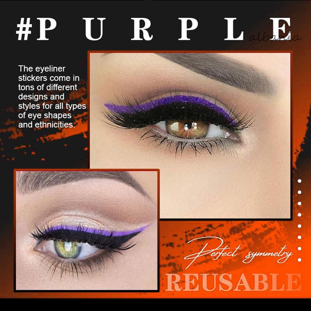 (Hàng Mới Về) Miếng Dán Kẻ Mắt / Phấn Mắt Chống Rơi Thoáng Khí Có Thể Tái Sử Dụng | BigBuy360 - bigbuy360.vn