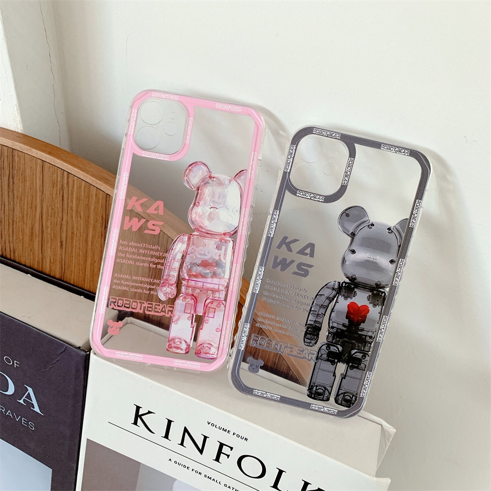Ốp Điện Thoại Cạnh Viền In Hình Kaws Cho iPhone 13 / 12 / 11 Pro Max 7 / 8 PLUS X XR XS | BigBuy360 - bigbuy360.vn