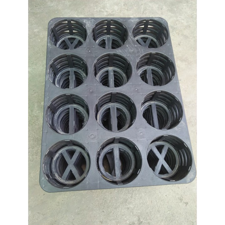 Khay nhựa 12, 15 lỗ kèm chậu ươm hạt, cây giống