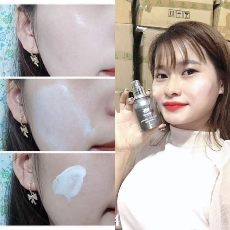 KEM SỮA NHUNG TRẮNG DA LINH HƯƠNG - KEM SỮA DINH DƯỠNG DƯỠNG ẨM DƯỠNG TRẮNG DA, SE KHÍT LỖ CHÂN LÔNG MAKE UP CHỐNG NẮNG | BigBuy360 - bigbuy360.vn