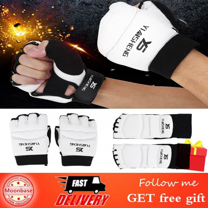 [Ready Stock]Găng bảo vệ chân khi tập võ Taekwondo / người lớn