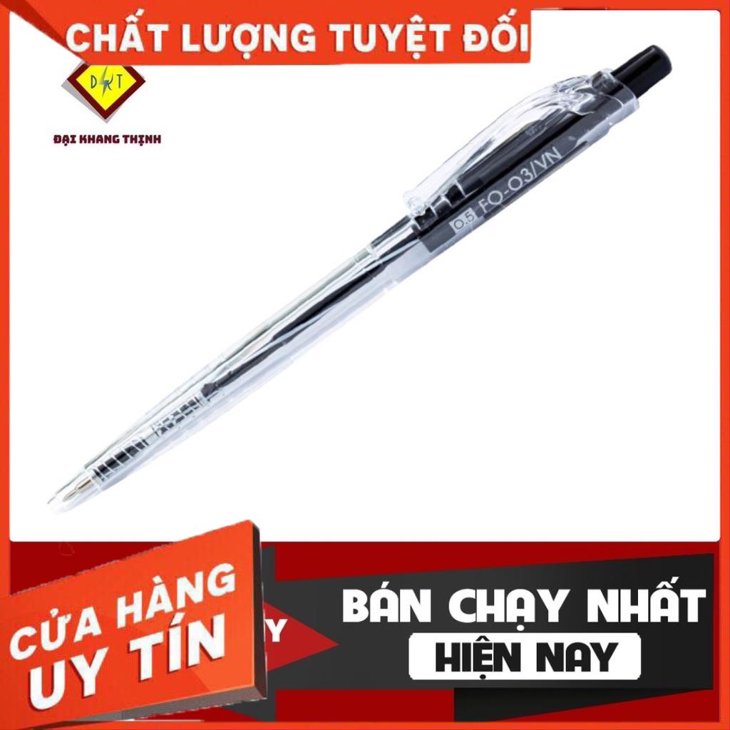 Bút bi Thiên Long Flexoffice FO 03 viết bi TL Đủ 3 Màu XANH - ĐỎ - ĐEN CAM KẾT CHÍNH HÃNG