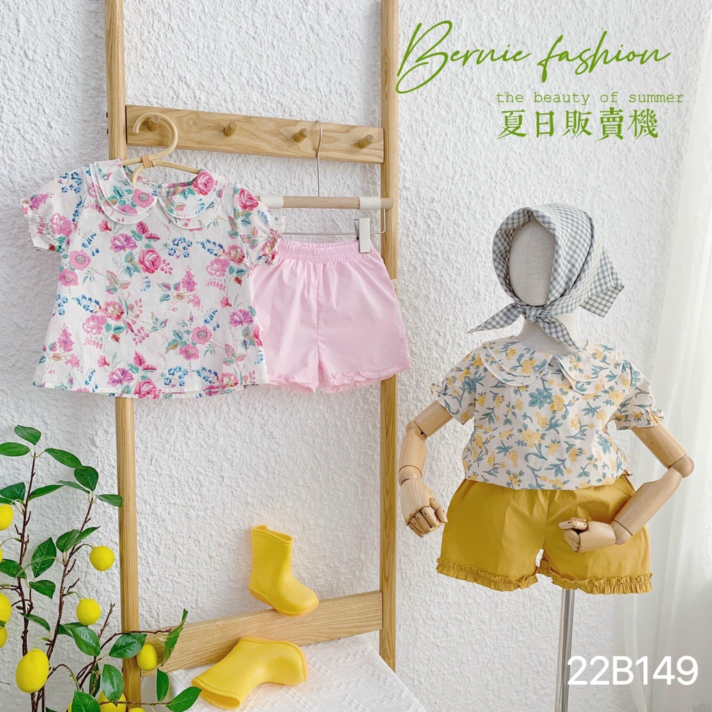 Bộ hoa cổ sen 2 tầng Bernie cho bé gái