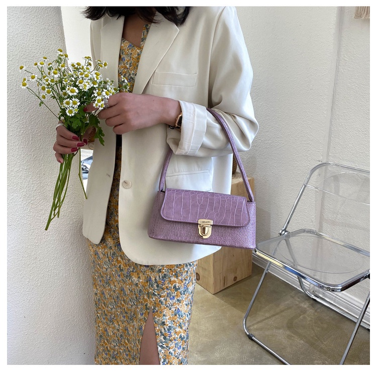 Túi đeo dưới cánh tay IELGY nhỏ gọn thời trang Hàn Quốc dành cho nữ