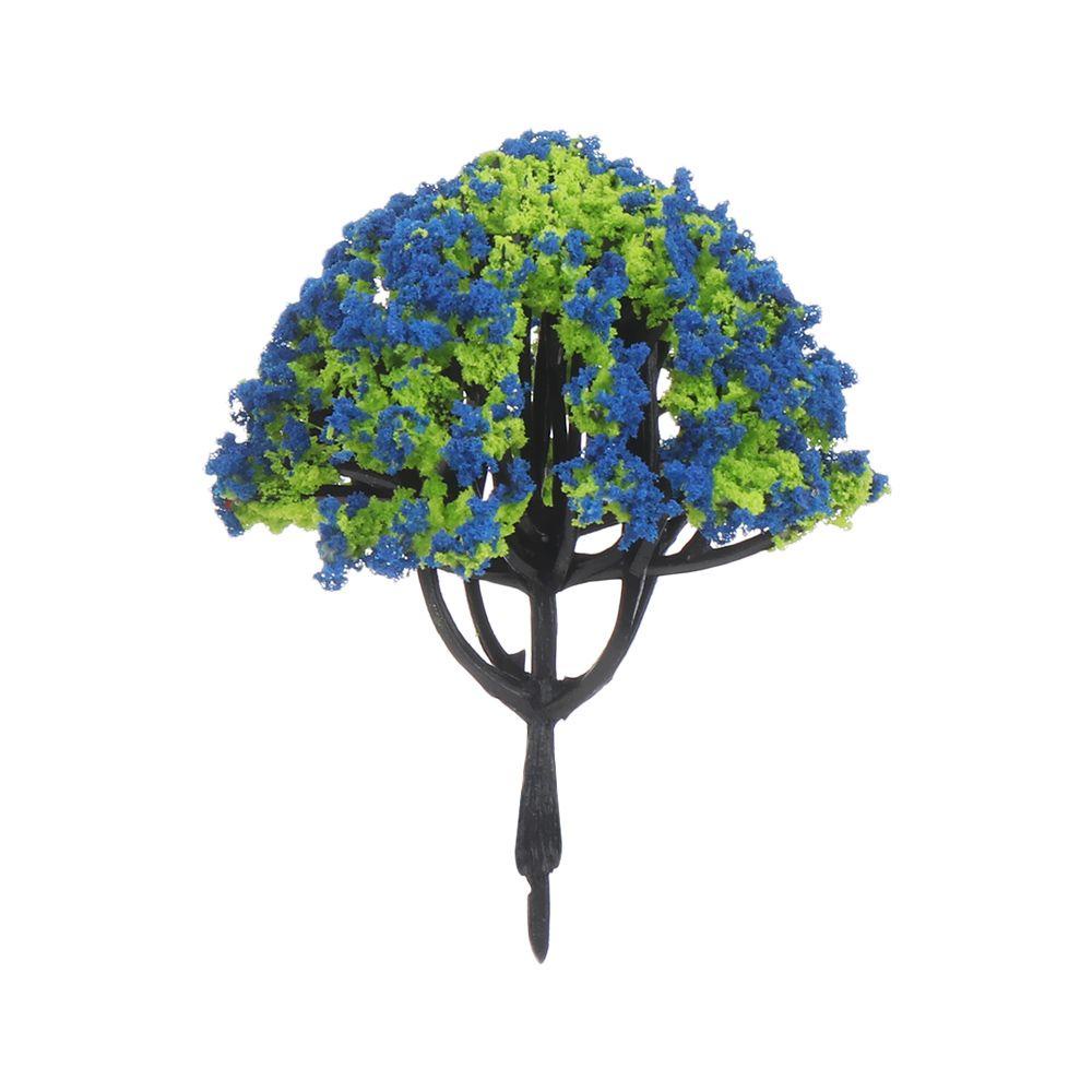 Bộ 5 Cây Cảnh Nhân Tạo Bằng Nhựa Chất Lượng Cao Trang Trí Đường Ray