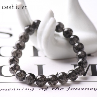 Natural black crystal bracelet
