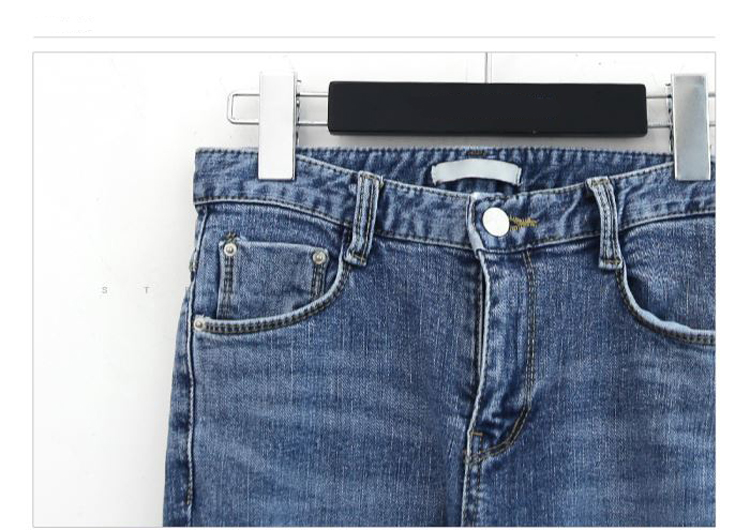 Women's Korean-Style High Waist Ripped Jeans Summer Tight Cropped Skinny Pants | BigBuy360 - bigbuy360.vn
