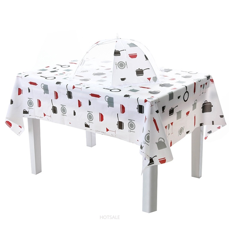 Tấm trải bàn bằng PVC chống nước chống dầu chống bụi phong cách Bắc Âu