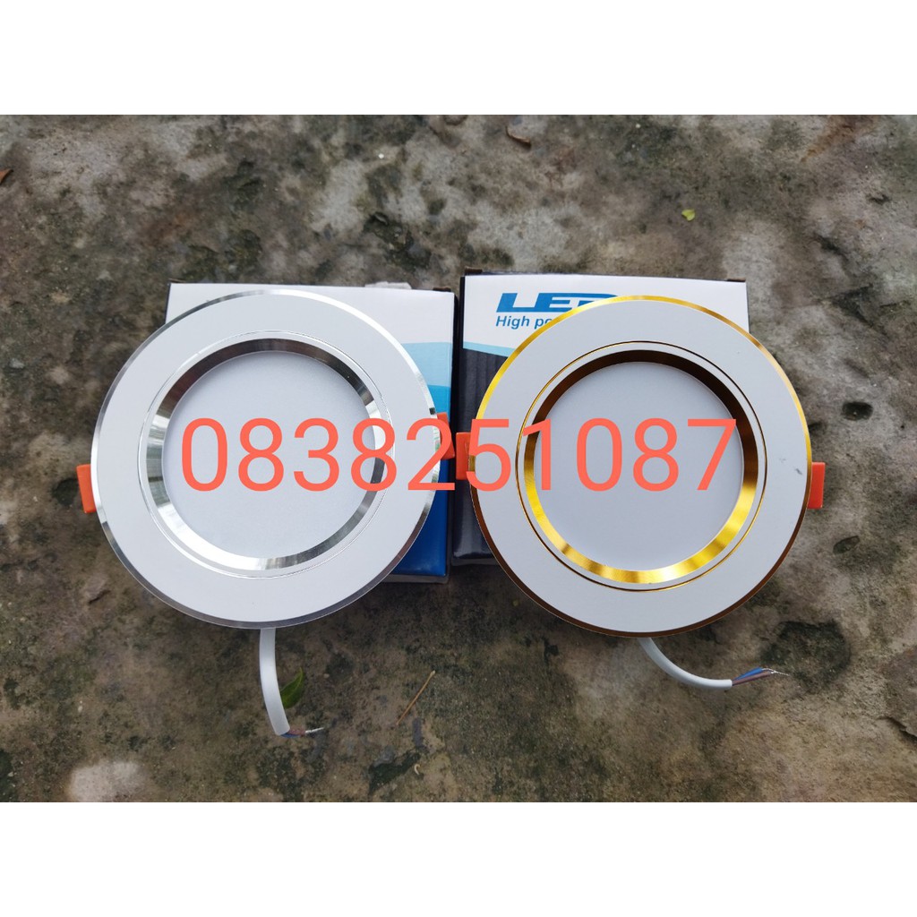 [ Den Led Am Tran ] Đèn Led Âm Trần led downlight 3 chế độ màu 7w - TĂNG PHÔ GẮN TRONG