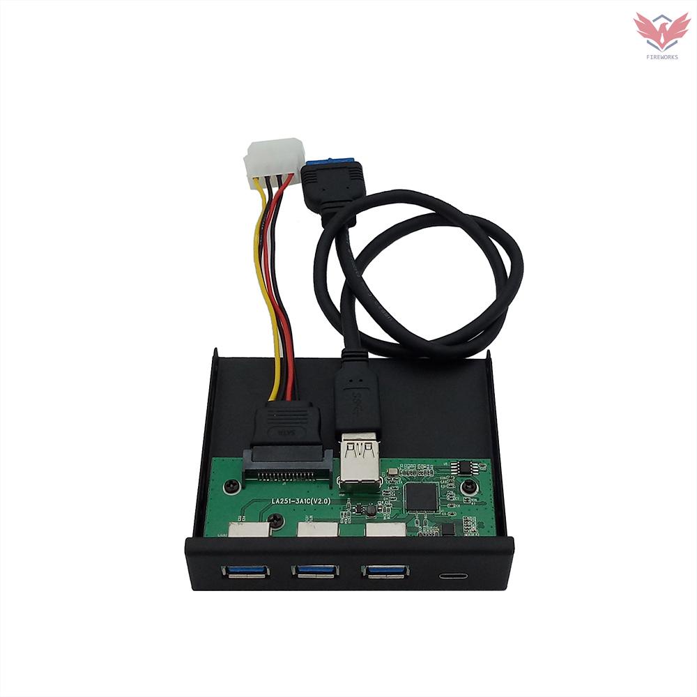 Bảng Điều Khiển Mở Rộng Đa Năng Hub 5.25 / 3.5 '' Với Cổng Type-C 3xusb3.0 | BigBuy360 - bigbuy360.vn