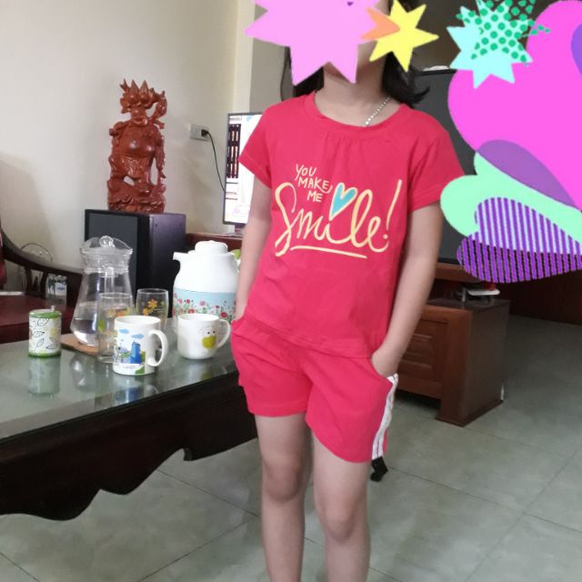 Bộ bé gái smile