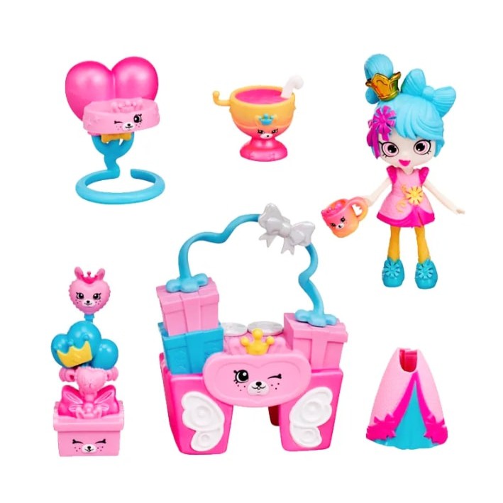 Búp bê Shopkins phiên bản Hoàng Gia Happy Places + Kèm phụ kiện - Full box (Mẫu Phòng ngủ thỏ)