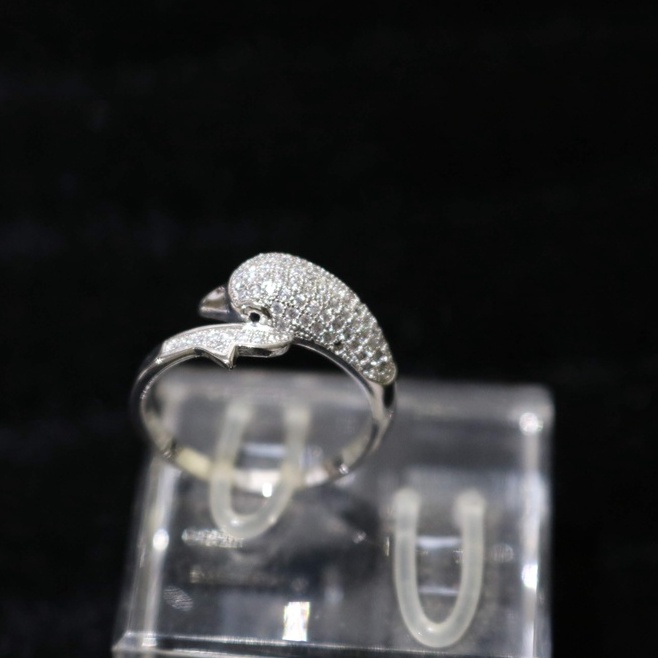 Nhẫn đá hình cá heo xinh xắn - N77 + N76 + N78