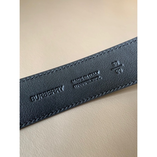 Thắt lưng da Burberry BBR da thật cao cấp  mặt chữ