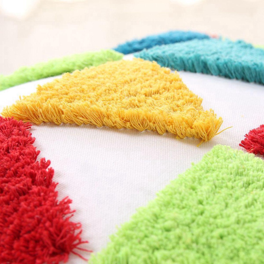 YIYU 1 Vỏ Gối Mềm Màu Cầu Vồng Trang Trí Phòng Ngủ