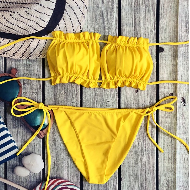 Bikini 2 Mảnh Áo Nhún, Bộ Bơi Hot Trong ( Bộ Sưu Tập Đồ Bơi ) | BigBuy360 - bigbuy360.vn